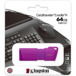 Memoria USB Kingston 64Gb (varios colores)